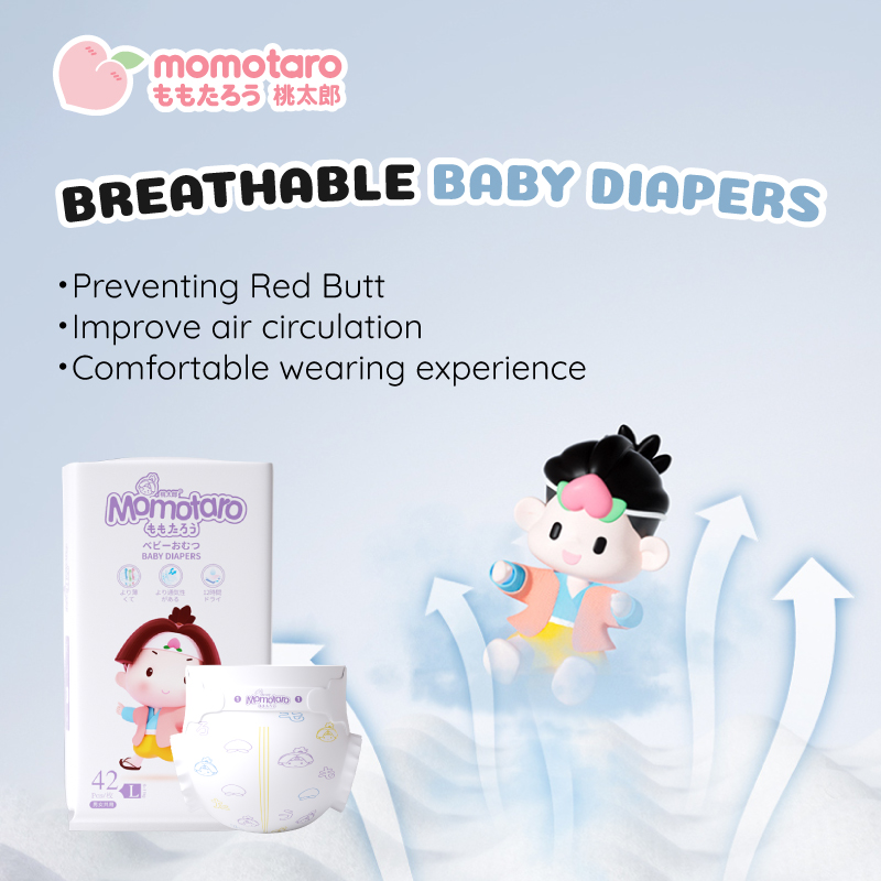 Обеспечьте комфорт вашего ребенка с помощью подгузников Momotaro: предотвращение покраснений и раздражений