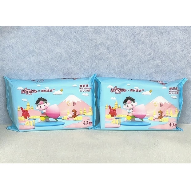 Улучшите гигиенический режим вашего ребенка с помощью одноразовой детской влажной туалетной бумаги Momotaro