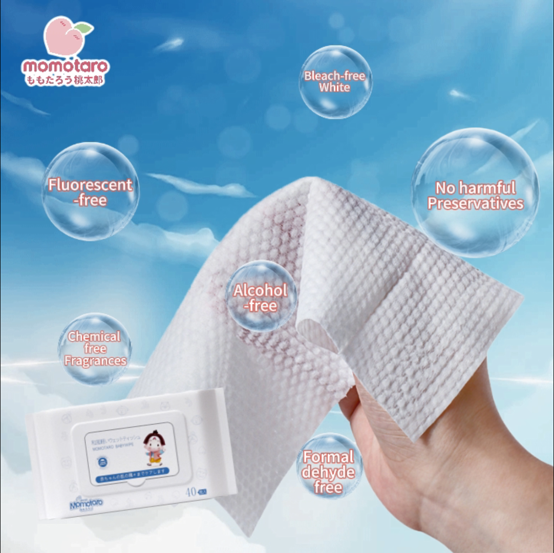 Откройте для себя волшебство детских салфеток Momotaro: экологичных, нежных и идеальных для любого беспорядка!