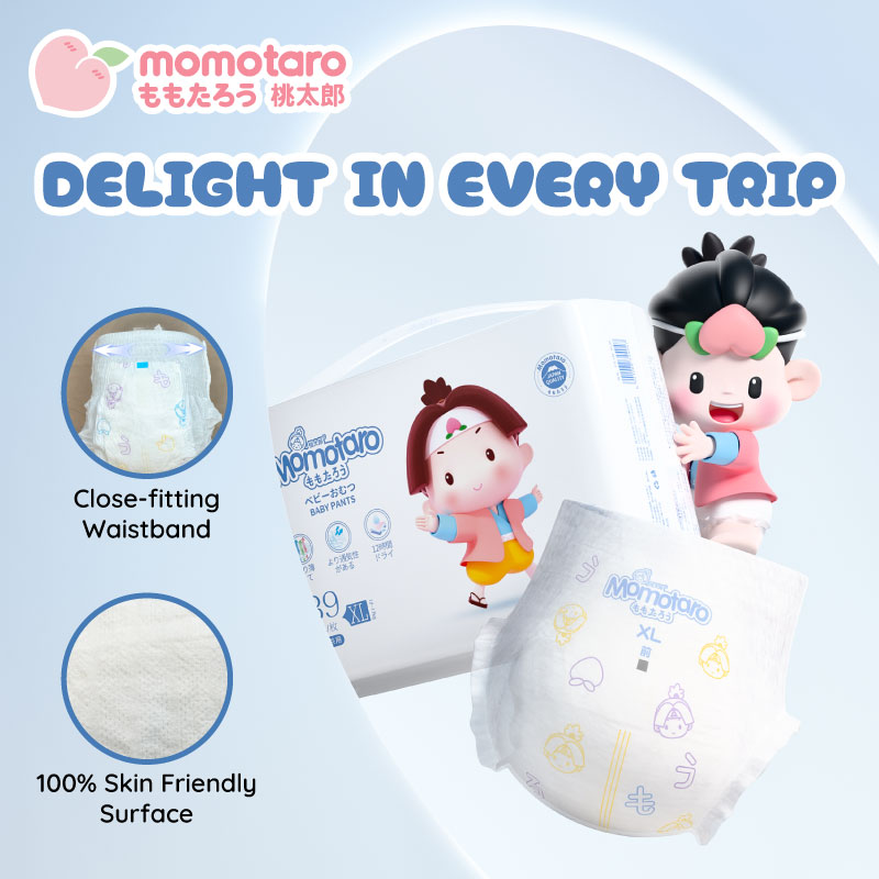 Нежная защита для каждого приключения - Момотаро детские подгузники