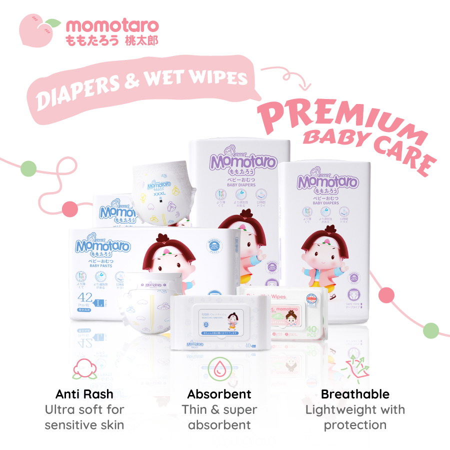 Откройте для себя полный ассортимент товаров по уходу за ребенком Momotaro