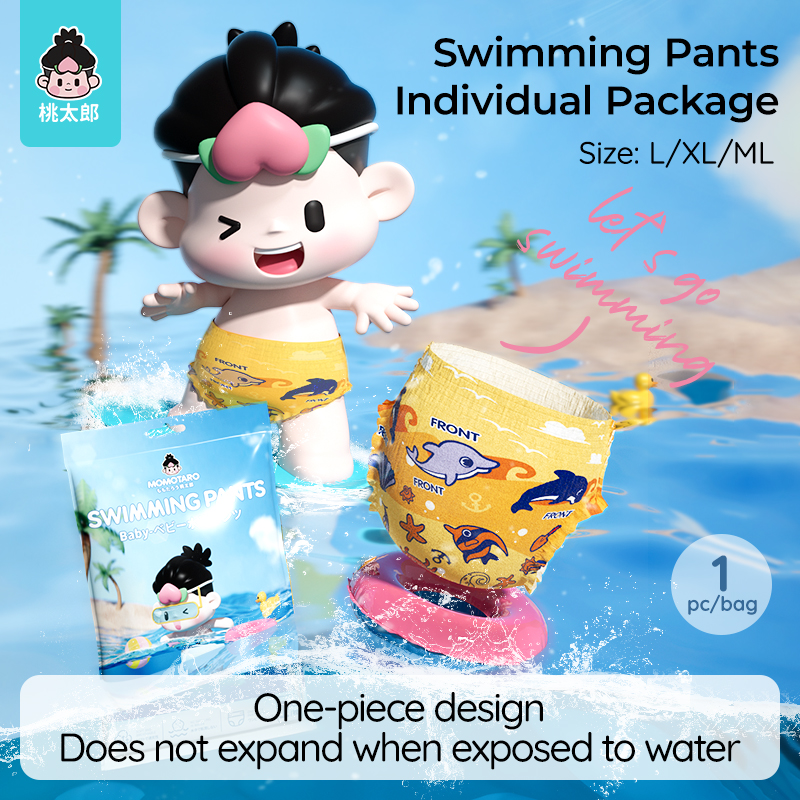 Лето уже здесь: отведите ребенка на плавание в одноразовых подгузниках для плавания Momotaro