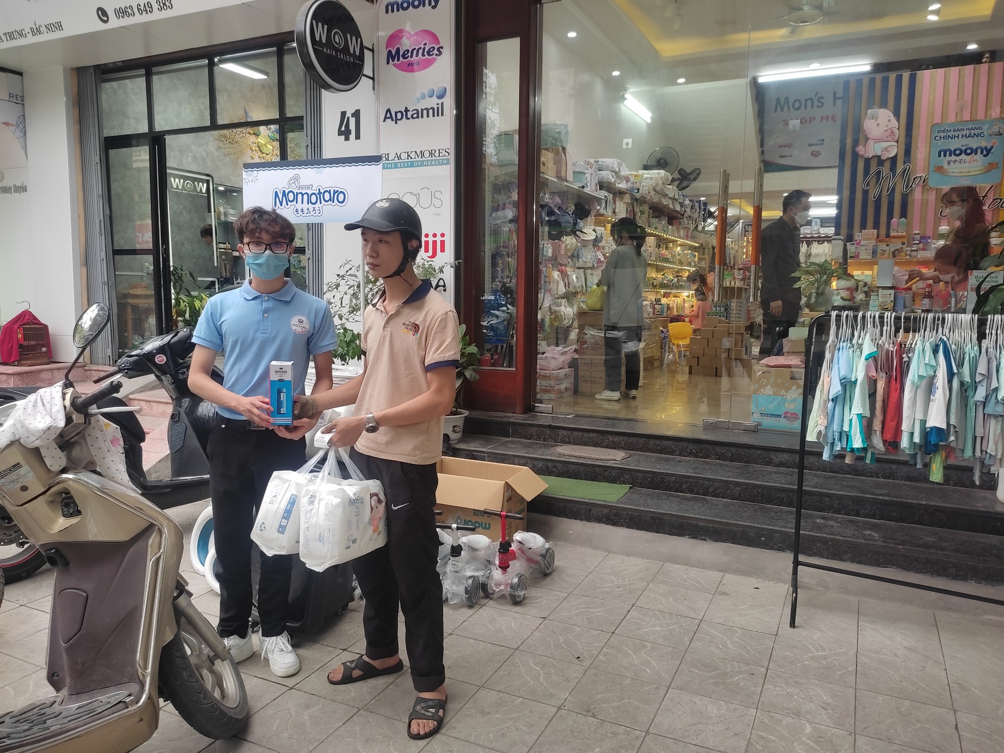 Подгузники MOMOTARO во Вьетнаме