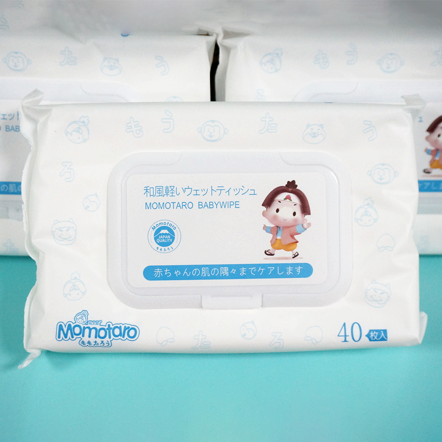 Японский оптовый поставщик одноразовых детских салфеток Momotaro.