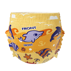 MOMOTARO одноразовые подгузники для плавания, встроенные впитывающие штаны, изготовленные на заказ OEM с высокой талией, цельный детский подгузник для плавания для младенцев
