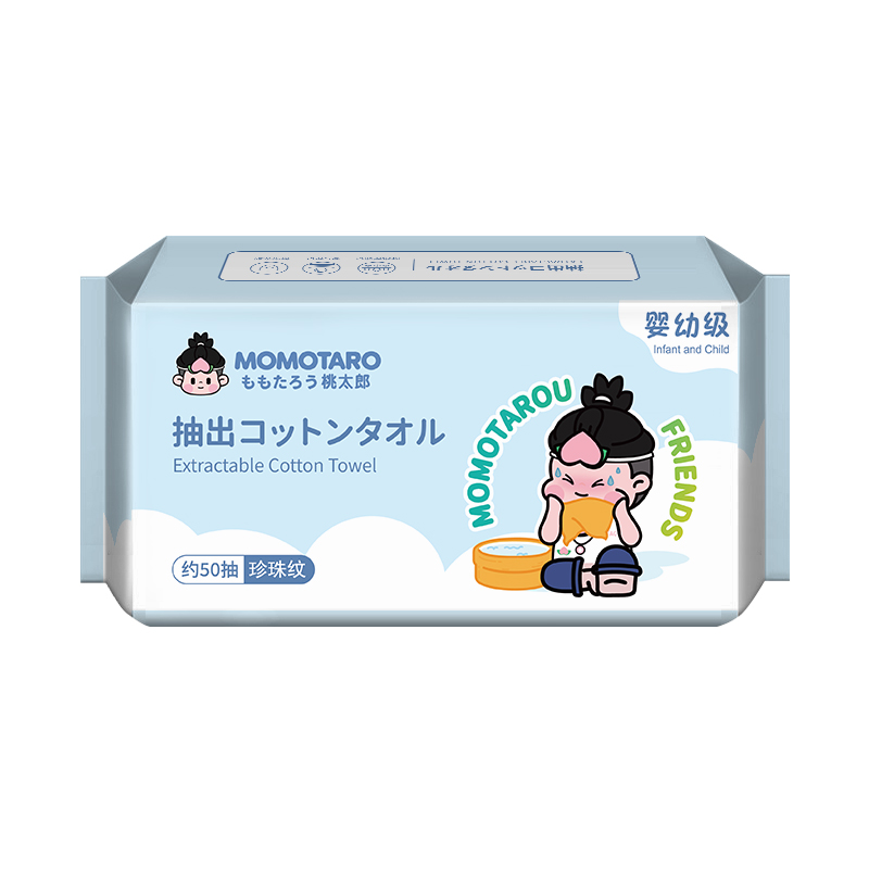 Запуск нового продукта: одноразовое полотенце для лица Momotaro.