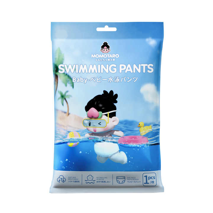 MOMOTARO оптовая продажа, бесплатные образцы, водонепроницаемые плавки премиум-класса, детские подгузники для плавания, тренировочные штаны, подгузники для ребенка